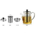 400,470,900,1200ml Glass Teapot with Stainless Steel Infuser & Lid, Borosilicate Glass Tea Pots Stovetop Safe